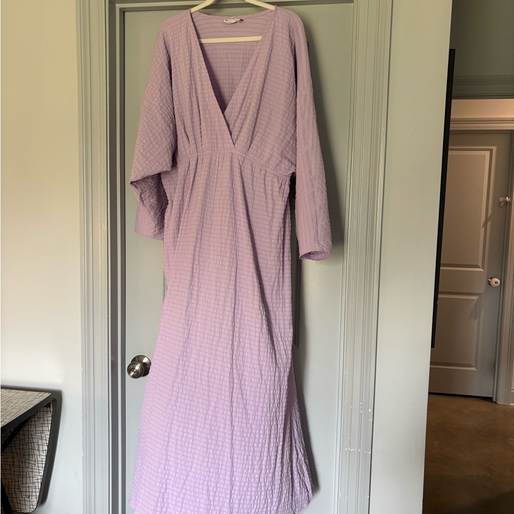 ASOS Maternity Lilac Long Sleeve Maxi Dress